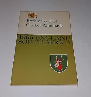 Seller image for 1965 England and South Africa - Rothmans Test Cricket Almanack for sale by CURIO