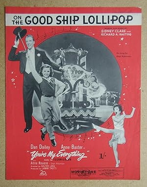 Imagen del vendedor de On The Good Ship Lollipop. a la venta por N. G. Lawrie Books