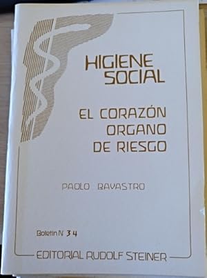 Image du vendeur pour EL CORAZON ORGANO DE RIESGO. HIGIENE SOCIAL BOLETIN N 34. mis en vente par Libreria Lopez de Araujo