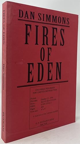 Immagine del venditore per Fires of Eden (ARC) venduto da Oddfellow's Fine Books and Collectables