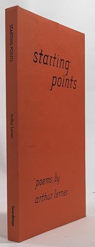 Immagine del venditore per Starting points; Poems venduto da Oddfellow's Fine Books and Collectables