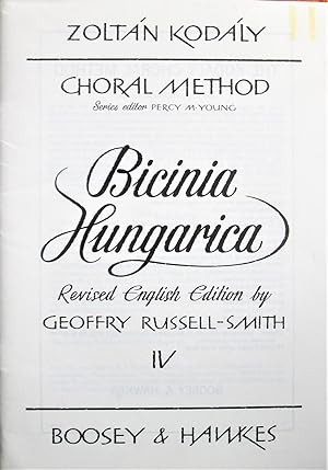 Seller image for Bicinia Hungarica. Choral Method for sale by Ken Jackson