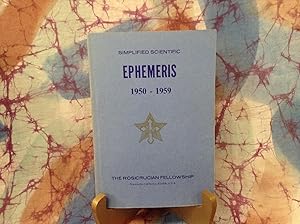 Bild des Verkufers fr Simplified Scientific Ephemeris: 1950-1959 zum Verkauf von Lifeways Books and Gifts