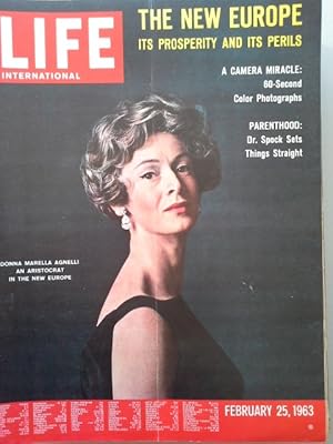 Imagen del vendedor de Life International Magazine February 25, 1963 New Europe a la venta por Herr Klaus Dieter Boettcher