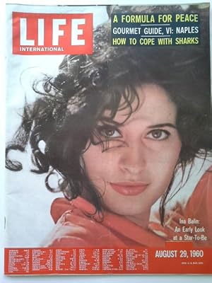 Life International Magazine August 29, 1960 Ina Balin