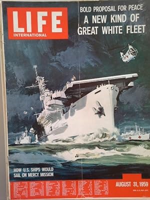 Life International Magazine August 31, U.S.Ships On Mercy Mission