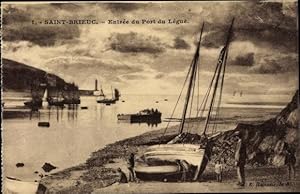 Ansichtskarte / Postkarte Saint Brieuc Côtes dArmor, Entrée du Port du Légué