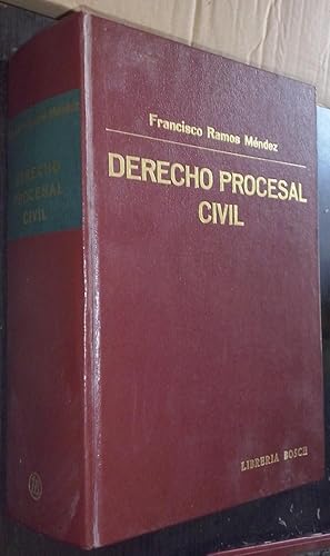 Image du vendeur pour Derecho procesal civil mis en vente par Librera La Candela