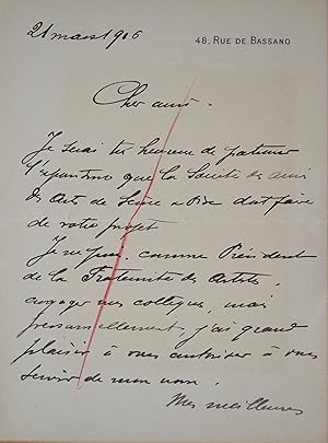 Bild des Verkufers fr Correspondance de Lon Bonnat  Albert Besnard zum Verkauf von Traces Ecrites