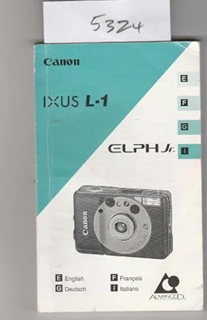 Canon IXUS L-1 Handbook.