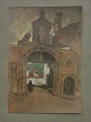Lierre (Antwerp) Entrance to BÃ guinage (Glory of Belgium c.1920)