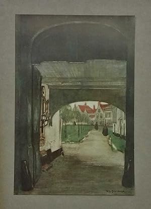 Imagen del vendedor de Bruges, Entrance to Beguinage (Glory of Belgium c.1920) a la venta por Maynard & Bradley