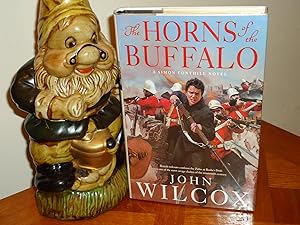 Imagen del vendedor de THE HORNS OF THE BUFFALO+++ SIGNED+++FIRST OF THE SIMON FONTHILL SERIES+++FIRST EDITION FIRST PRINT+++ a la venta por Long Acre Books