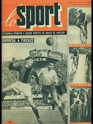 Immagine del venditore per Lo sport anno 4 n. 11 - 18 Marzo 1954 venduto da Librodifaccia