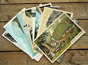 9 Postkarten mit Motiven aus Lenggries.