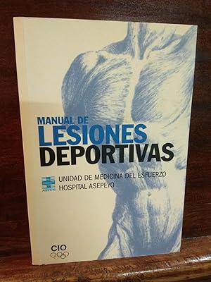 Imagen del vendedor de Manual de lesiones deportivas a la venta por Libros Antuano