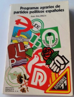 Imagen del vendedor de Programas agrarios de partidos polticos espaoles a la venta por La Leona LibreRa