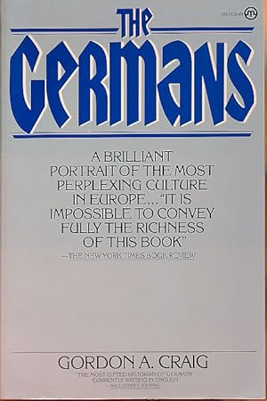 Bild des Verkufers fr The Germans. A Meridian book zum Verkauf von Fundus-Online GbR Borkert Schwarz Zerfa