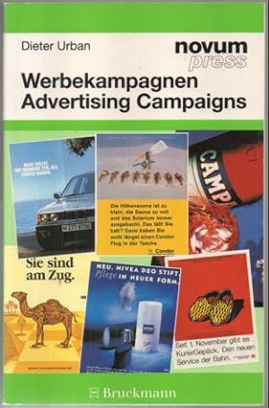 Werbekampagnen. Advertising campaigns. Text deutsch und englisch.