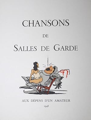 CHANSONS DE SALLE DE GARDE.