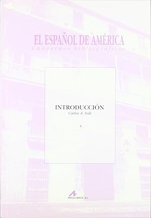 Seller image for 1.Introduccin.(El espaol de Amrica) for sale by Imosver