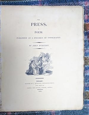 The Press, a poem. Published as a specimen of typography.