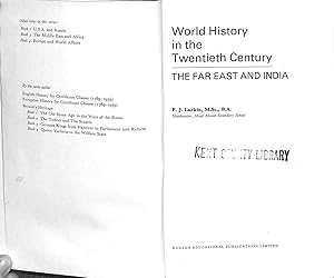 Seller image for The Far East and India (World History in the Twentieth Century) for sale by WeBuyBooks