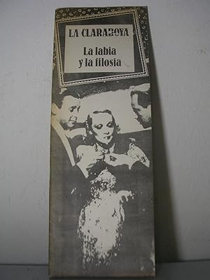 Image du vendeur pour LA CLARABOYA n4. LA LABIA Y LA FILOSIA mis en vente par LLIBRES del SENDERI