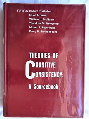 Imagen del vendedor de THEORIES OF COGNITIVE CONSISTENCY: A Sourcebook a la venta por Douglas Books