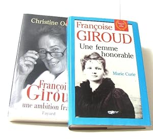 Image du vendeur pour (Lot de 2 livres) Franoise Giroud une ambition franaise - une femme honorable Marie Curie mis en vente par crealivres