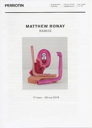 Seller image for Matthew Ronay : Ramus for sale by The land of Nod - art & books