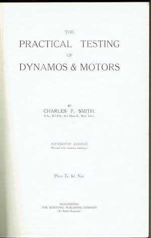 The Practical Testing Of Dynamos & Motors