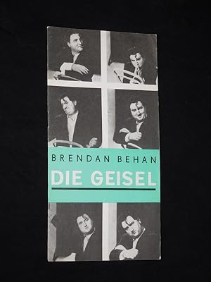 Seller image for Programmheft 13 Maxim Gorki Theater 1965/66. DIE GEISEL von Brendan Behan. Regie: Horst Schnemann, Ausstattung: Dieter Berge, Musik: Gnter Hauk, Tnze: Harald Engelmann. Mit Willi Narloch, Sabine Krug, Christoph Engel, Christa Lser, Monika Lennartz, Tim Hoffmann, Wolfgang Bonness, Ruth Glss, Klaus Joachim Manchen, Renate Reinecke for sale by Fast alles Theater! Antiquariat fr die darstellenden Knste