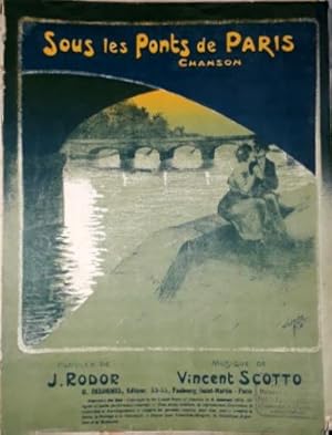 Seller image for Sous les ponts de Paris. Chanson. Paroles de J. Rodor. Version pialo seul for sale by Paul van Kuik Antiquarian Music