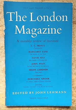 Seller image for The London Magazine July 1958 / F T Prince "Campanella" / Margaret Lane "The Roots of the Tree" / David Ray "Mrs Handy's Writing Mill" / John Wain "Byron: the Search for Identity" / Helen Gardner "Don Juan" for sale by Shore Books
