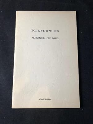 Seller image for Body-With Words: Poems for Dance (#90/150) for sale by Back in Time Rare Books, ABAA, FABA