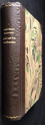 Seller image for Intet Nyt Fra Vestfronten (FIRST DANISH EDITION OF ALL QUIET ON THE WESTERN FRONT) for sale by Back in Time Rare Books, ABAA, FABA