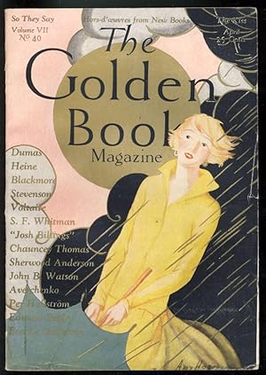 Seller image for The Golden Book Magazine April 1928 for sale by Parigi Books, Vintage and Rare