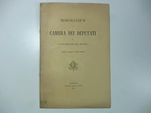 Memorandum alla Camera dei Deputati dei Vice-pretori del Regno aventi il tirocinio e l'esame pratico