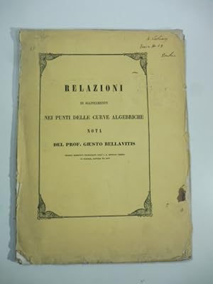 Relazioni di allineamento nei punti delle curve algebriche. Nota