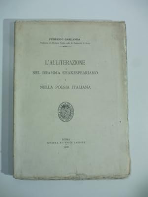 L'allitterazione nel dramma shakespeariano e nella poesia italiana