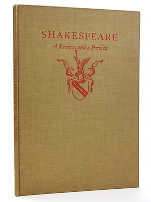 Imagen del vendedor de SHAKESPEARE: A REVIEW AND A PREVIEW a la venta por Stella & Rose's Books, PBFA