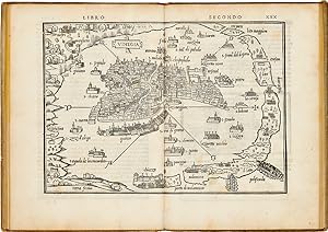 Imagen del vendedor de LIBRO DI BENEDETTO BORDONNE NEL QUAL SI RAGIONA DE TUTTE L'ISOLE DEL MONDO. a la venta por William Reese Company - Americana