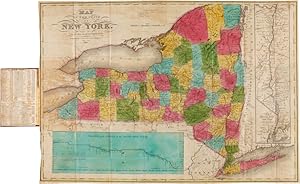 MAP OF THE STATE OF NEW YORK FROM THE BEST AUTHORITIES