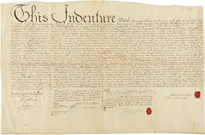 Seller image for MANUSCRIPT INDENTURE] for sale by William Reese Company - Americana