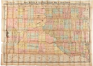Seller image for RAND, McNALLY & Co.'S NEW SECTIONAL MAP OF SOUTH DAKOTA for sale by William Reese Company - Americana