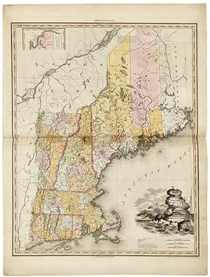 A NEW AMERICAN ATLAS CONTAINING MAPS OF THE SEVERAL STATES OF THE NORTH AMERICAN UNION, PROJECTED...