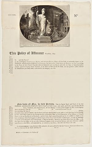 NEW-YORK.THIS POLICY OF ASSURANCE.WITNESSETH THAT [blank] HA[blank] PAID THE SUM OF [blank] TO TH...