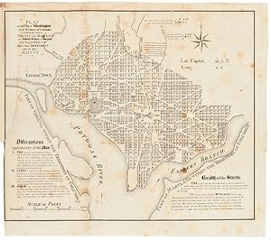 Seller image for [MAPS OF THE DISTRICT OF COLUMBIA AND CITY OF WASHINGTON, AND PLATS OF THE SQUARES AND LOTS OF THE CITY OF WASHINGTON. PRINTED IN PURSUANCE OF A RESOLUTION OF THE SENATE OF THE UNITED STATES] for sale by William Reese Company - Americana