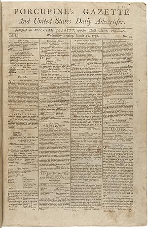 PORCUPINE'S GAZETTE AND UNITED STATES DAILY ADVERTISER